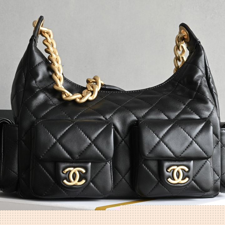 Ch*el top handle bags